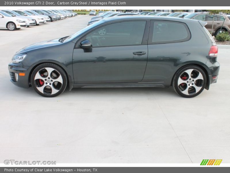 Carbon Grey Steel / Interlagos Plaid Cloth 2010 Volkswagen GTI 2 Door