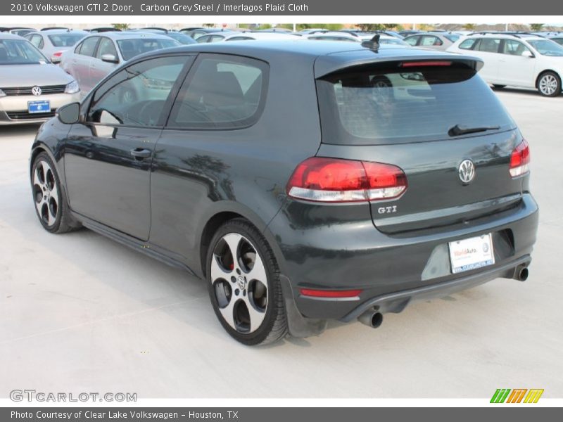 Carbon Grey Steel / Interlagos Plaid Cloth 2010 Volkswagen GTI 2 Door