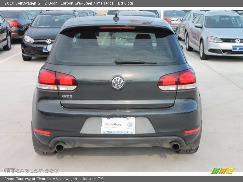 Carbon Grey Steel / Interlagos Plaid Cloth 2010 Volkswagen GTI 2 Door