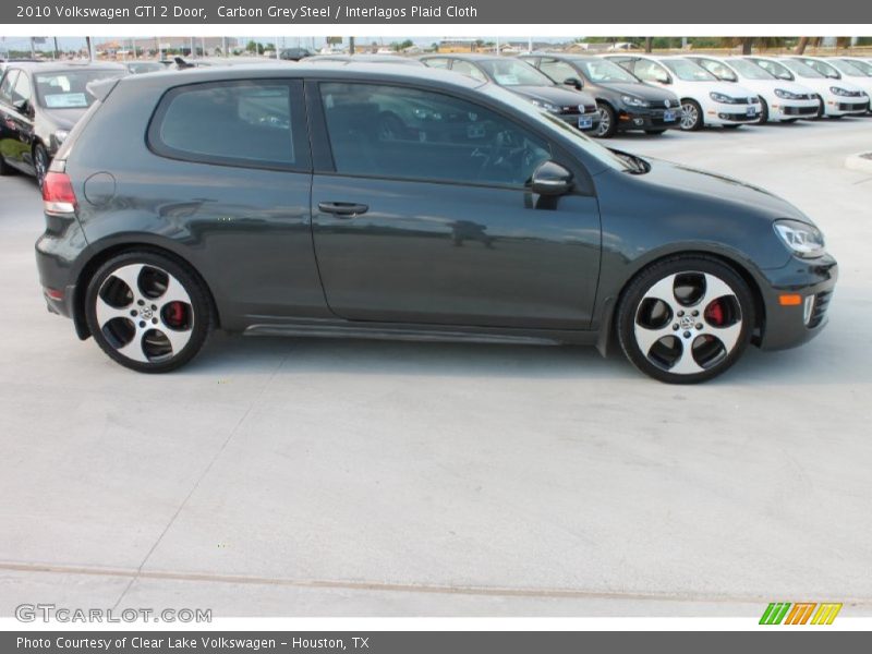Carbon Grey Steel / Interlagos Plaid Cloth 2010 Volkswagen GTI 2 Door