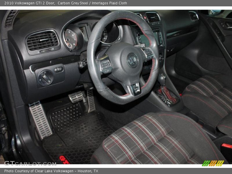 Carbon Grey Steel / Interlagos Plaid Cloth 2010 Volkswagen GTI 2 Door