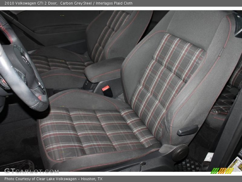 Carbon Grey Steel / Interlagos Plaid Cloth 2010 Volkswagen GTI 2 Door