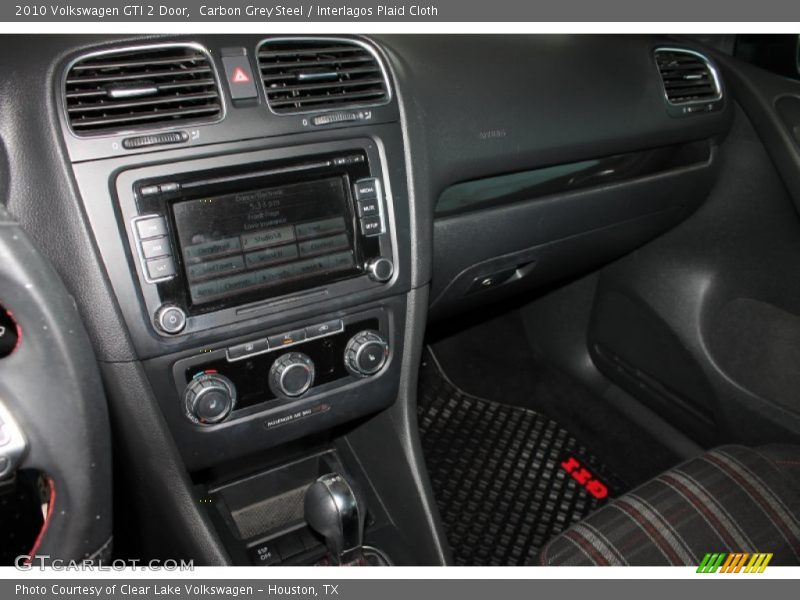 Carbon Grey Steel / Interlagos Plaid Cloth 2010 Volkswagen GTI 2 Door