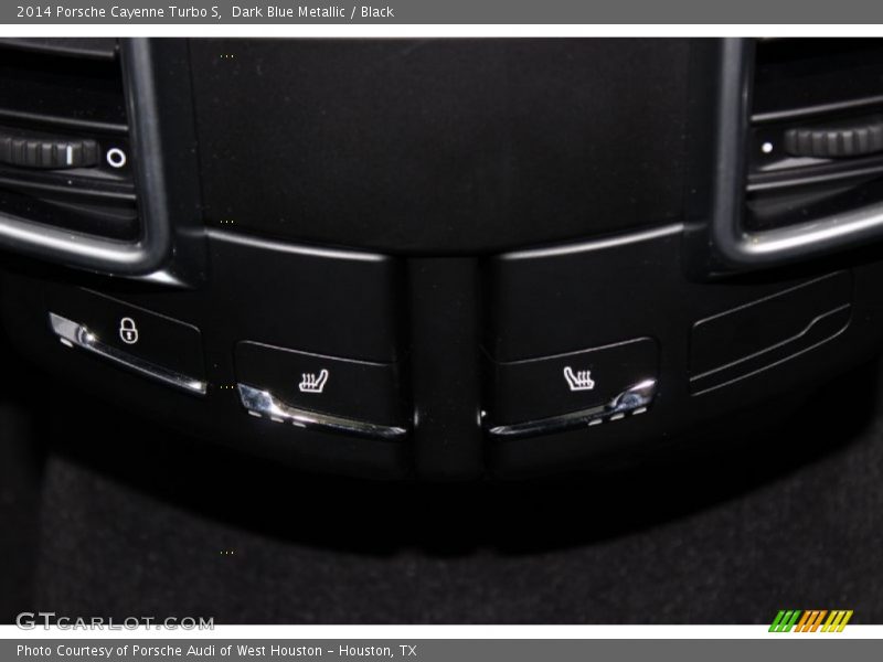 Dark Blue Metallic / Black 2014 Porsche Cayenne Turbo S