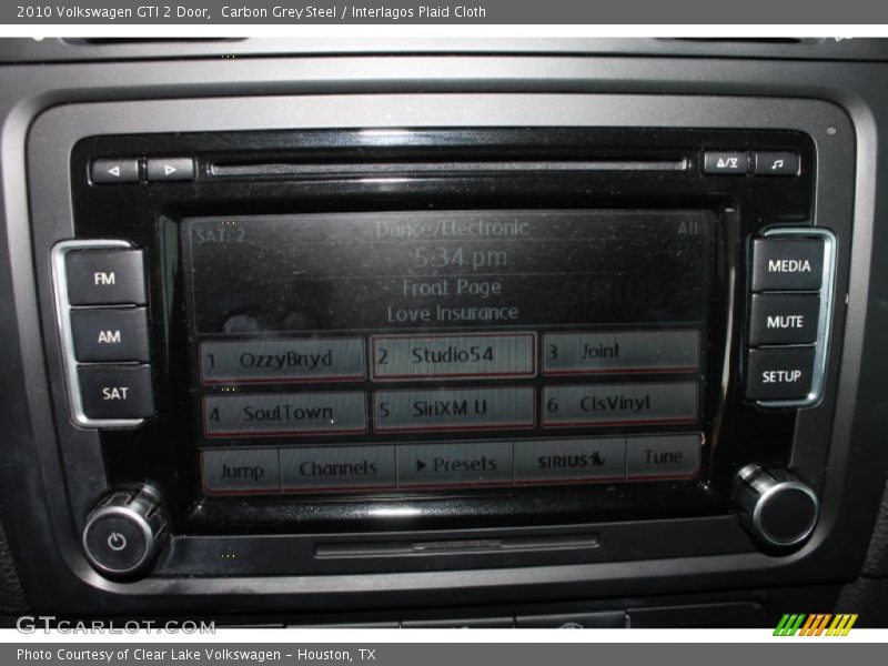 Carbon Grey Steel / Interlagos Plaid Cloth 2010 Volkswagen GTI 2 Door