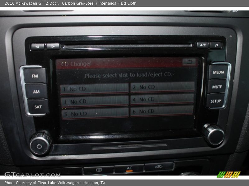 Carbon Grey Steel / Interlagos Plaid Cloth 2010 Volkswagen GTI 2 Door
