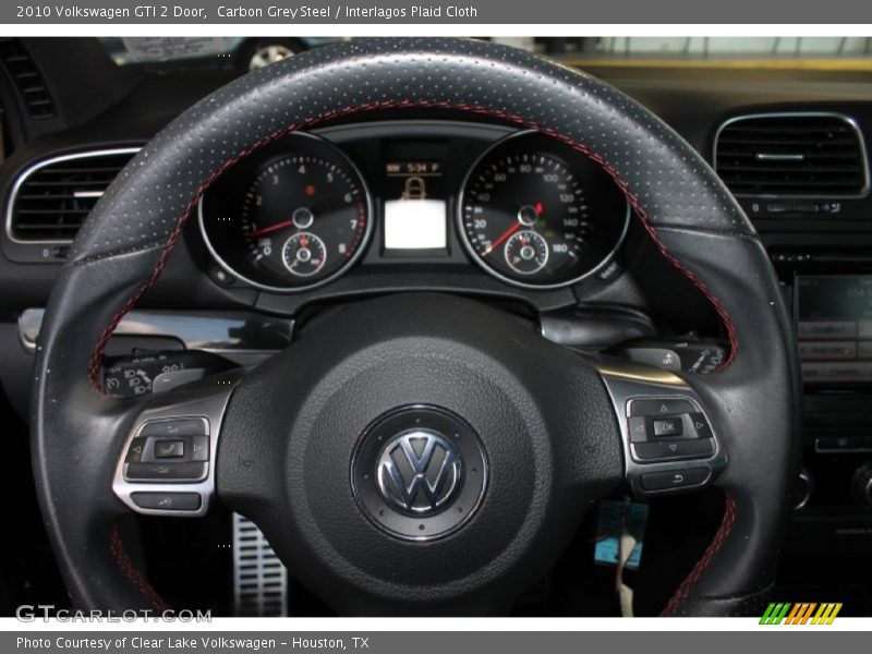 Carbon Grey Steel / Interlagos Plaid Cloth 2010 Volkswagen GTI 2 Door