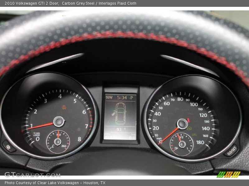 Carbon Grey Steel / Interlagos Plaid Cloth 2010 Volkswagen GTI 2 Door