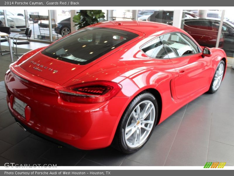Guards Red / Black 2014 Porsche Cayman