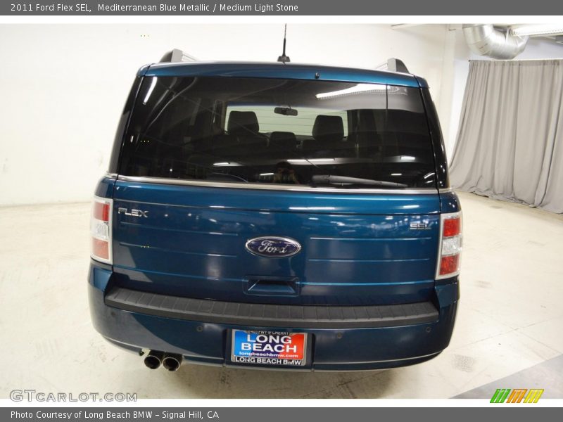 Mediterranean Blue Metallic / Medium Light Stone 2011 Ford Flex SEL