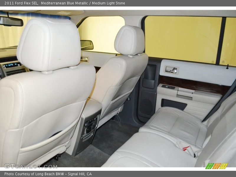 Mediterranean Blue Metallic / Medium Light Stone 2011 Ford Flex SEL