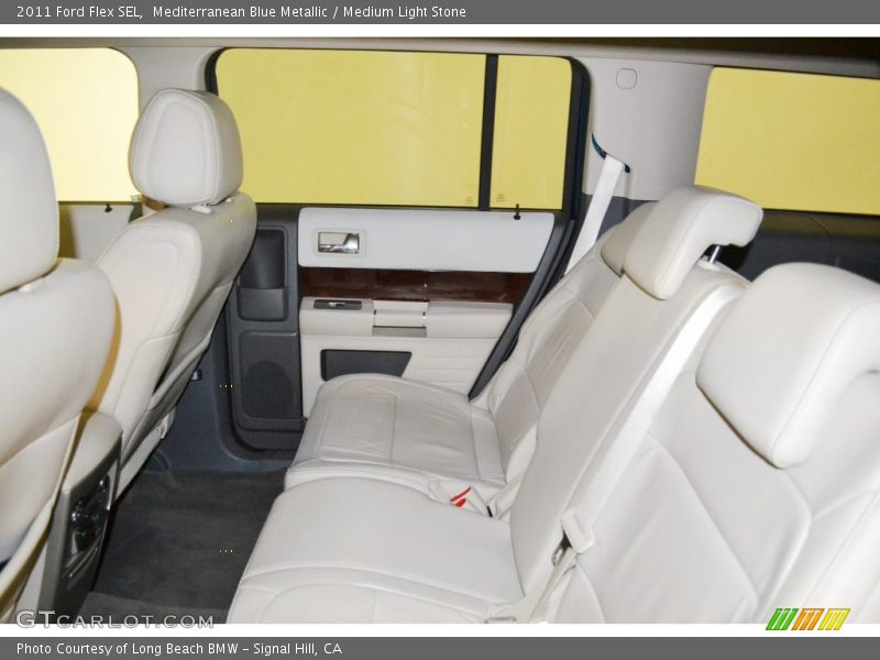 Mediterranean Blue Metallic / Medium Light Stone 2011 Ford Flex SEL
