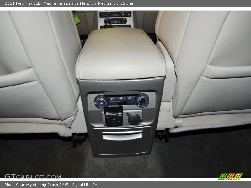 Mediterranean Blue Metallic / Medium Light Stone 2011 Ford Flex SEL
