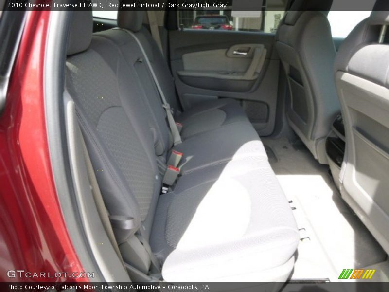 Red Jewel Tintcoat / Dark Gray/Light Gray 2010 Chevrolet Traverse LT AWD
