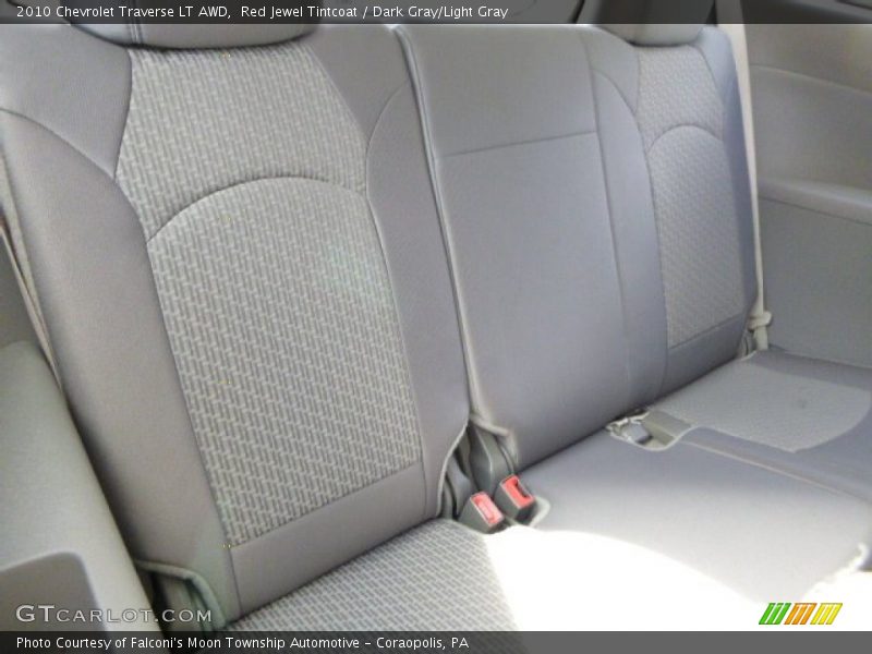 Red Jewel Tintcoat / Dark Gray/Light Gray 2010 Chevrolet Traverse LT AWD