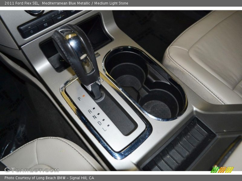Mediterranean Blue Metallic / Medium Light Stone 2011 Ford Flex SEL