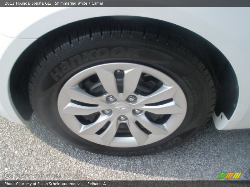Shimmering White / Camel 2012 Hyundai Sonata GLS