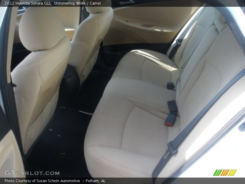 Shimmering White / Camel 2012 Hyundai Sonata GLS