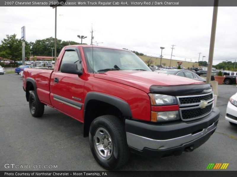 Victory Red / Dark Charcoal 2007 Chevrolet Silverado 2500HD Classic Work Truck Regular Cab 4x4