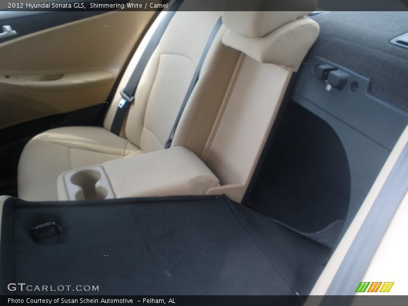 Shimmering White / Camel 2012 Hyundai Sonata GLS