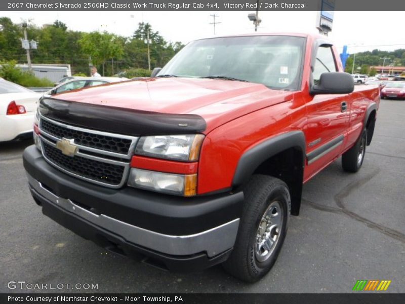 Victory Red / Dark Charcoal 2007 Chevrolet Silverado 2500HD Classic Work Truck Regular Cab 4x4