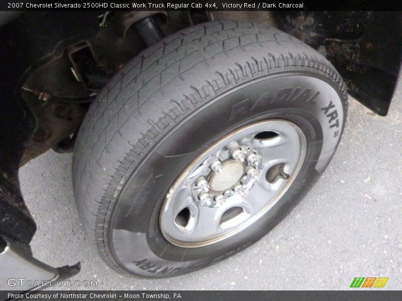 Victory Red / Dark Charcoal 2007 Chevrolet Silverado 2500HD Classic Work Truck Regular Cab 4x4