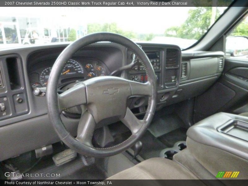 Victory Red / Dark Charcoal 2007 Chevrolet Silverado 2500HD Classic Work Truck Regular Cab 4x4