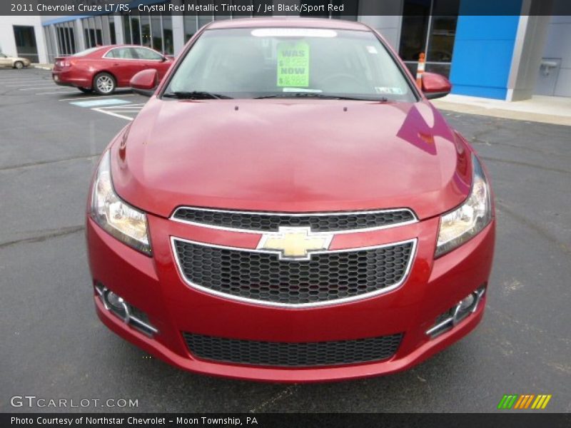 Crystal Red Metallic Tintcoat / Jet Black/Sport Red 2011 Chevrolet Cruze LT/RS