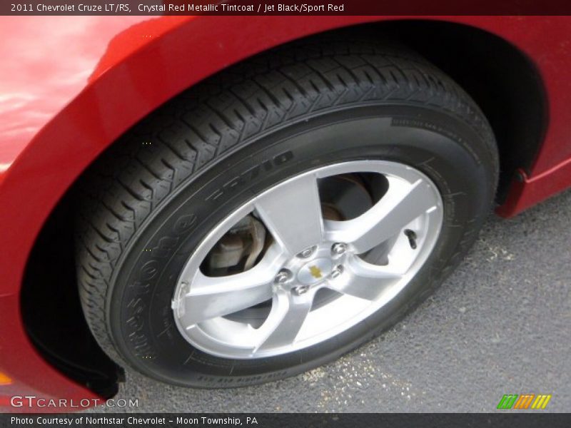 Crystal Red Metallic Tintcoat / Jet Black/Sport Red 2011 Chevrolet Cruze LT/RS