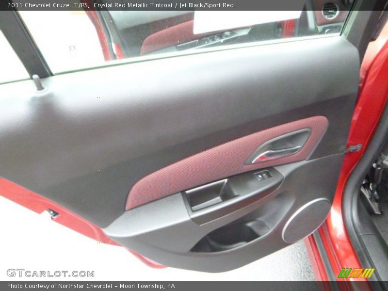 Crystal Red Metallic Tintcoat / Jet Black/Sport Red 2011 Chevrolet Cruze LT/RS
