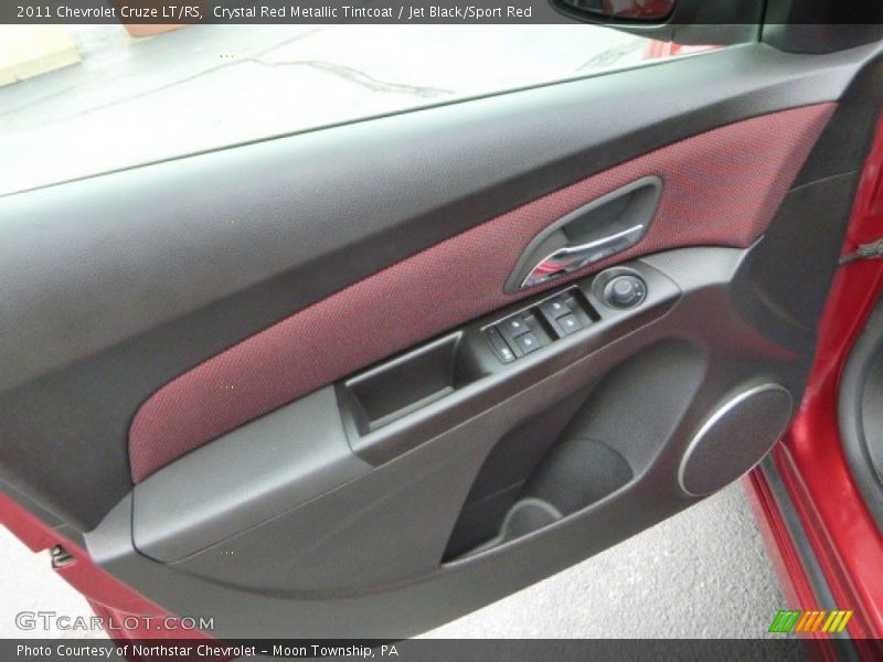 Crystal Red Metallic Tintcoat / Jet Black/Sport Red 2011 Chevrolet Cruze LT/RS