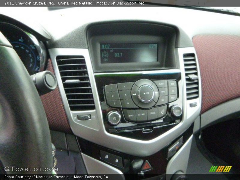 Crystal Red Metallic Tintcoat / Jet Black/Sport Red 2011 Chevrolet Cruze LT/RS
