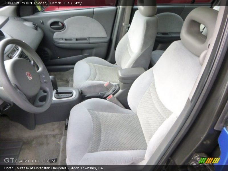 Electric Blue / Grey 2004 Saturn ION 3 Sedan