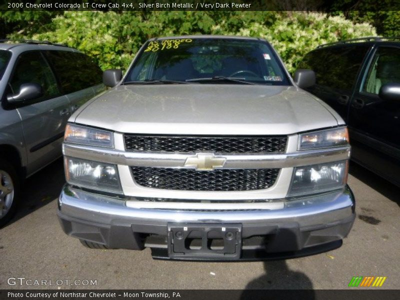 Silver Birch Metallic / Very Dark Pewter 2006 Chevrolet Colorado LT Crew Cab 4x4