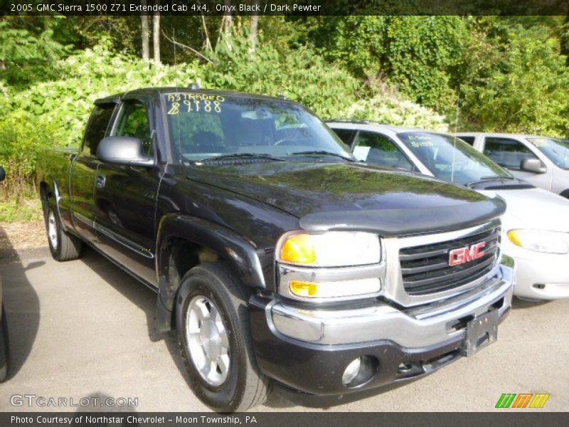 Onyx Black / Dark Pewter 2005 GMC Sierra 1500 Z71 Extended Cab 4x4