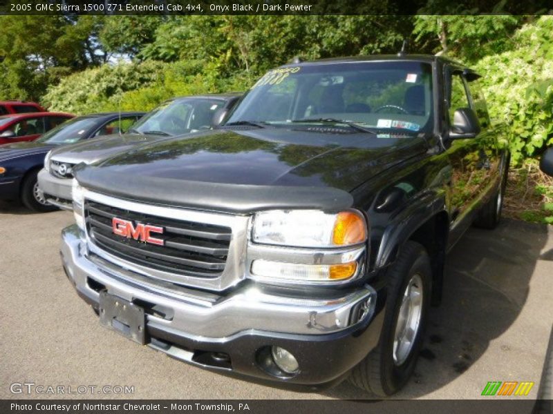 Onyx Black / Dark Pewter 2005 GMC Sierra 1500 Z71 Extended Cab 4x4