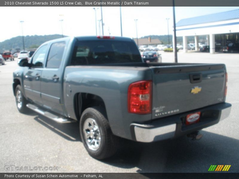 Blue Granite Metallic / Dark Titanium 2010 Chevrolet Silverado 1500 LS Crew Cab