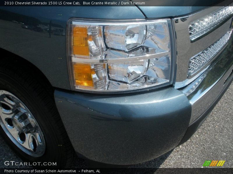 Blue Granite Metallic / Dark Titanium 2010 Chevrolet Silverado 1500 LS Crew Cab