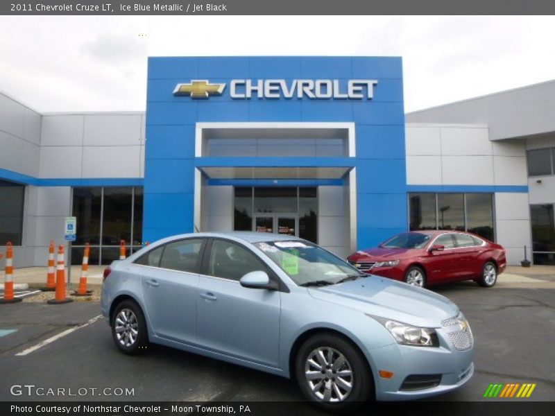 Ice Blue Metallic / Jet Black 2011 Chevrolet Cruze LT