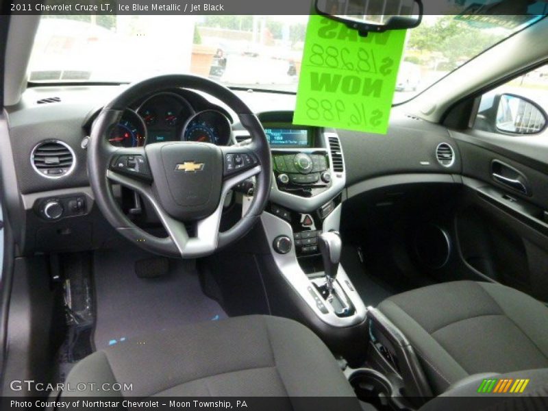 Ice Blue Metallic / Jet Black 2011 Chevrolet Cruze LT