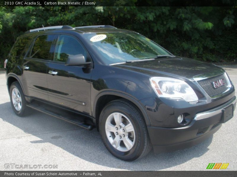 Carbon Black Metallic / Ebony 2010 GMC Acadia SL