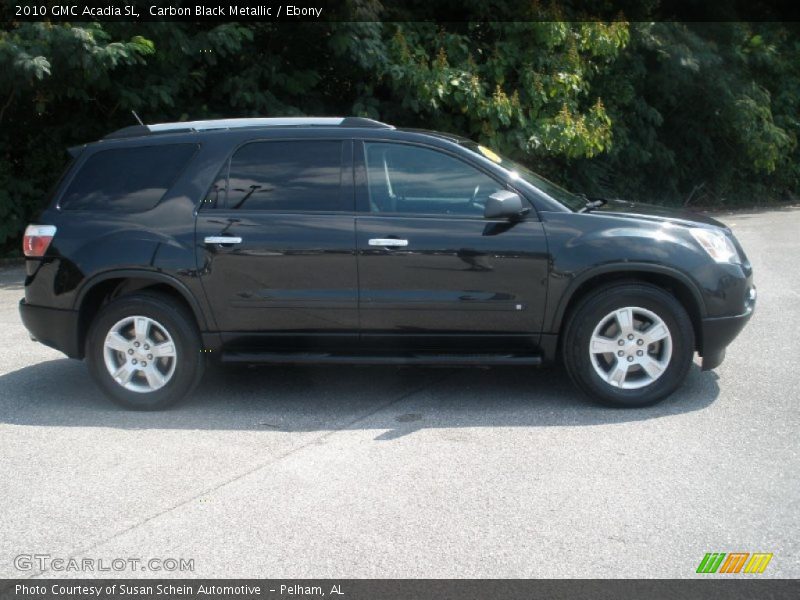Carbon Black Metallic / Ebony 2010 GMC Acadia SL