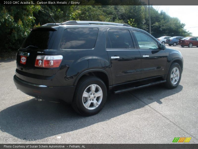 Carbon Black Metallic / Ebony 2010 GMC Acadia SL
