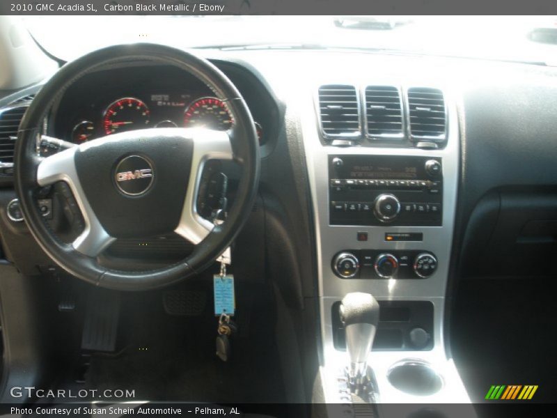 Carbon Black Metallic / Ebony 2010 GMC Acadia SL