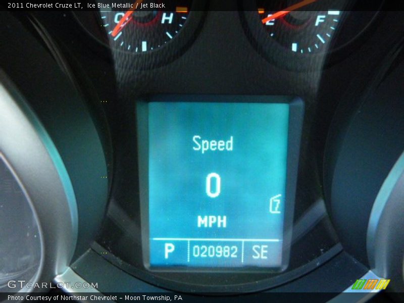 Ice Blue Metallic / Jet Black 2011 Chevrolet Cruze LT