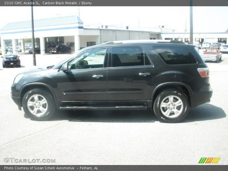 Carbon Black Metallic / Ebony 2010 GMC Acadia SL