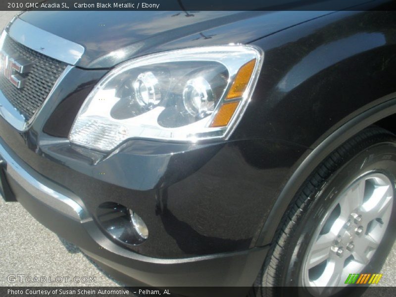 Carbon Black Metallic / Ebony 2010 GMC Acadia SL