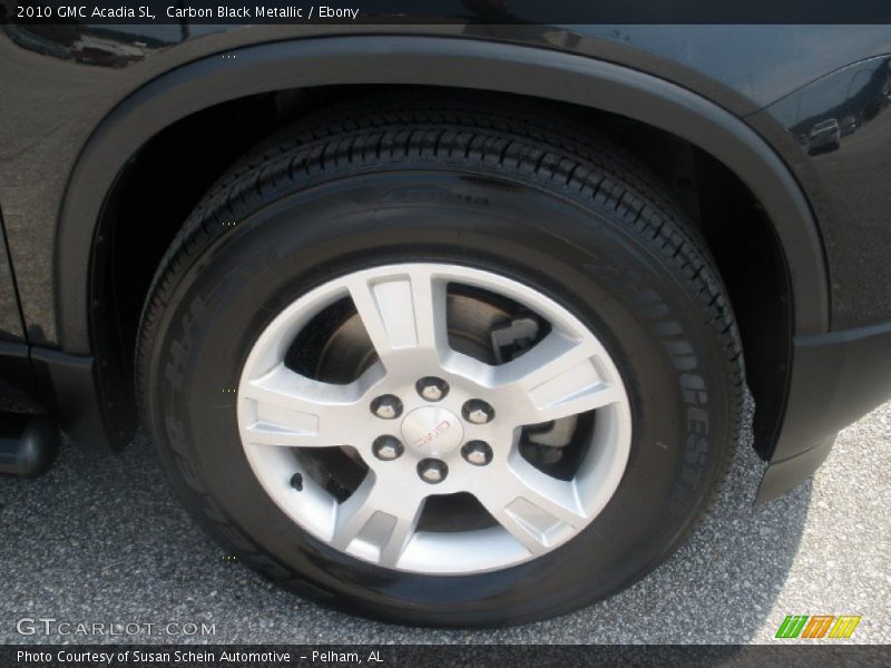 Carbon Black Metallic / Ebony 2010 GMC Acadia SL