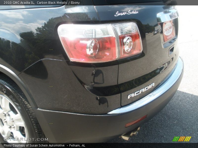 Carbon Black Metallic / Ebony 2010 GMC Acadia SL