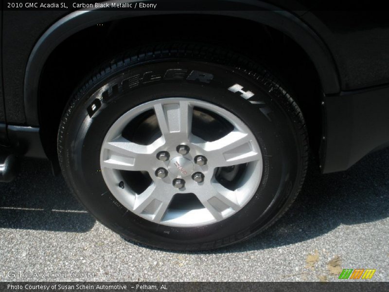 Carbon Black Metallic / Ebony 2010 GMC Acadia SL